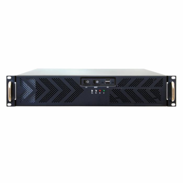 CHIEFTEC skříň Rackmount 2U ATX, UNC-210T-B-U3, 400W, Black, USB 3.0