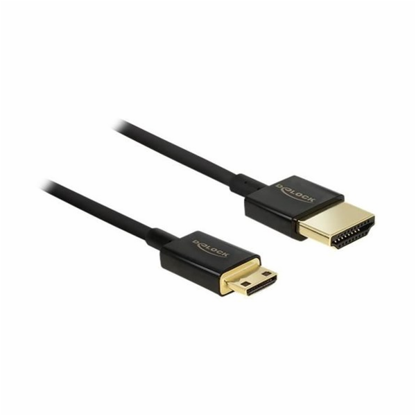 Kabel Delock HDMI Mini - HDMI 2m czarny (84778)