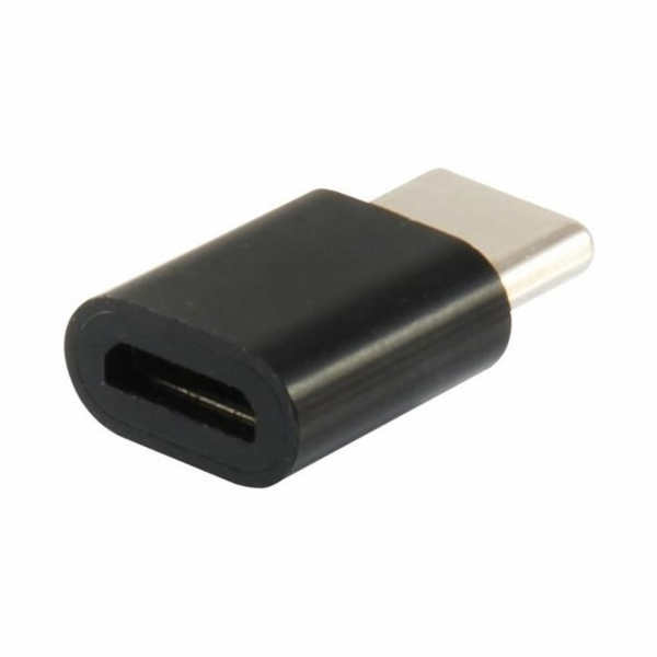 Adapter USB Equip USB-C - microUSB Czarny (133472)