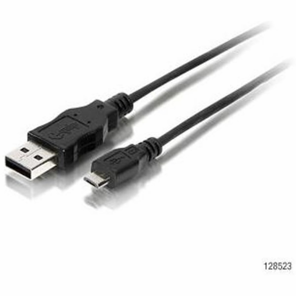 Kabel USB Equip USB-A - microUSB 1.8 m Czarny (128523)