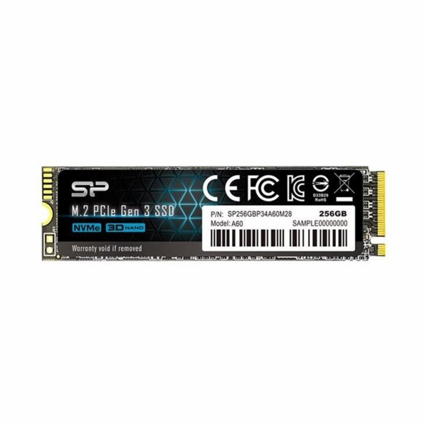 Silicon Power P34A60 256GB M.2 2280 PCI-E x4 Gen3 NVMe SSD (SP256GBP34A60M28)