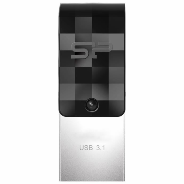 Silicon Power Mobile C31 USB paměť 64 GB USB Type-A / USB Type-C 3.2 Gen 1 (3.1 Gen 1) Černá, Stříbr