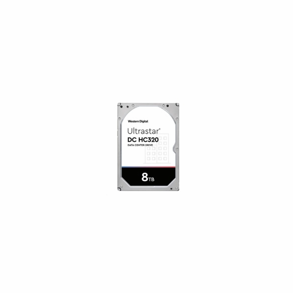 Western Digital Ultrastar® HDD 8TB (HUS728T8TALE6L4) DC HC320 3.5in 26.1MM 256MB 7200RPM SATA 512E SE (GOLD WD8003FRYZ)