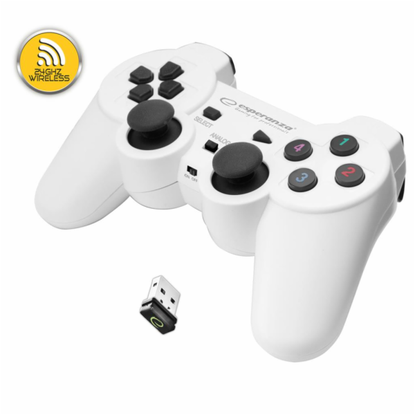 Esperanza EGG108W Gladiator gamepad bezdrátový PS3/PC 2,4 GH