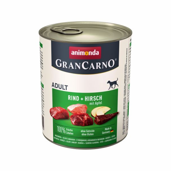 Animonda GRANCARNO Adult -hovězí + jelení maso+ jablka 800g