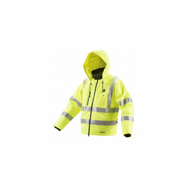 Makita DCJ206Z Gr.M yellow Akku Thermo Jacket