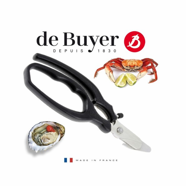 Nůžky na mořské plody de Buyer, 4685.00, na mořské plody, pro humry, kraby, langusty, krevety, velká držadla, bezpečné
