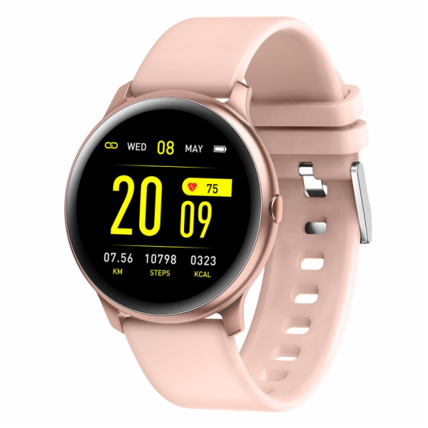 MaxCom Fit FW32 Neon chytré hodinky růžové