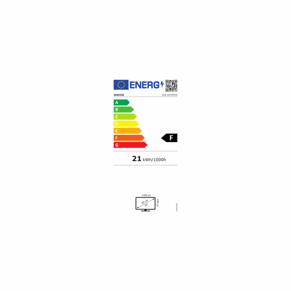 SENCOR SLE 2472TCS H.265 (HEVC) SENCOR