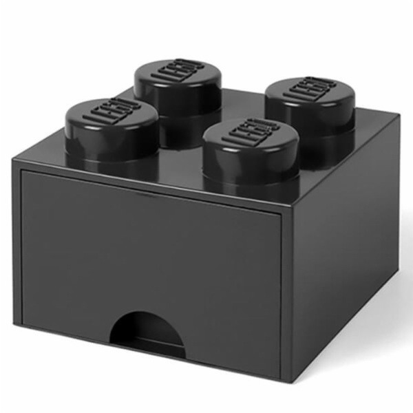 LEGO Brick Drawer 4 schwarz, Aufbewahrungsbox