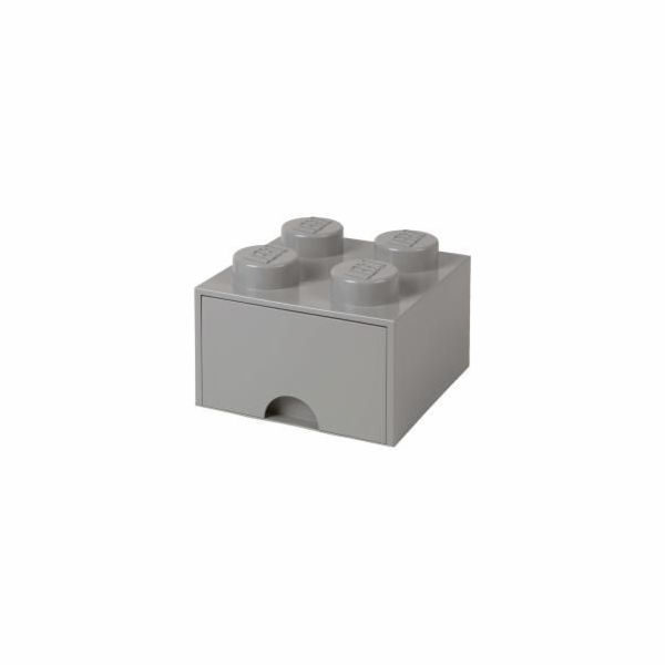 LEGO Brick Drawer 4 grau, Aufbewahrungsbox