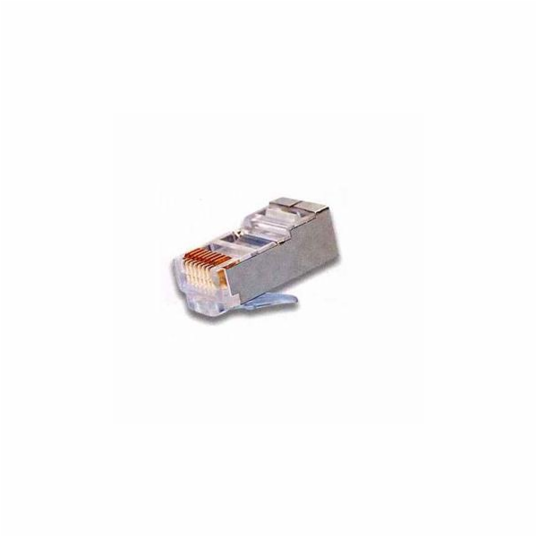 Konektor RJ45 FTP 8p8c, Cat 5e, drát, 50 micronů