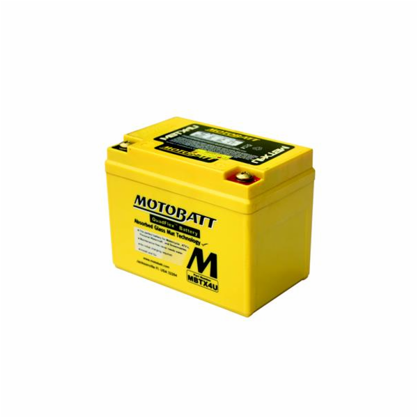 Baterie Motobatt MBTX4U 4,7Ah, 12V, 2 vývody