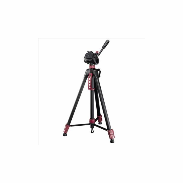 Stativ tripod Hama STAR BR, 166 - 3D, barva černá/ červená