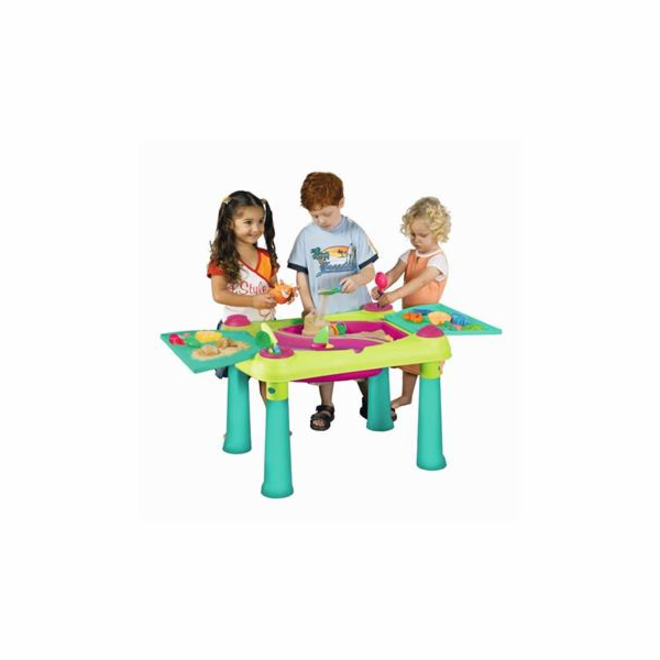 Dětský stolek Keter Creative Fun Table zelený / fialový