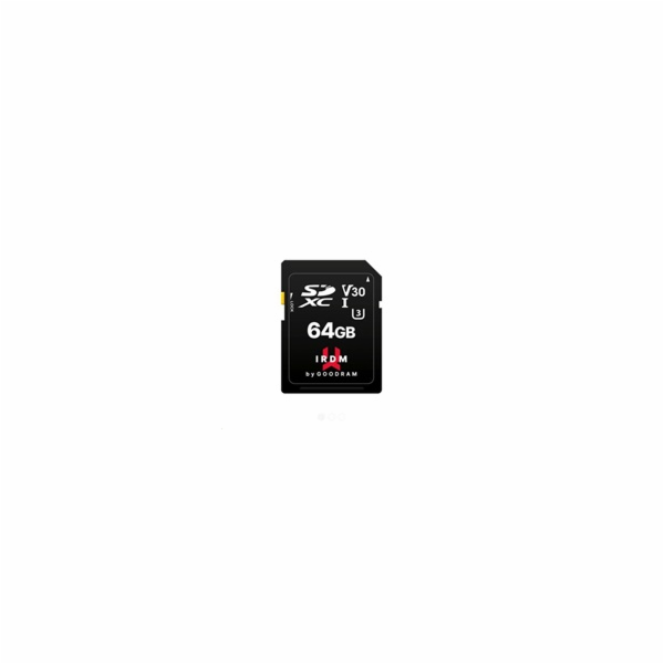 Karta GoodRam IRDM SDHC 64 GB UHS-I/U3 V30 (IR-S3A0-0640R12)