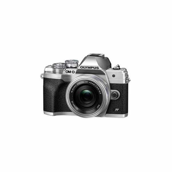 Digitální fotoaparát Olympus E-M10 Mark IV 14-42 EZ kit silver/silver