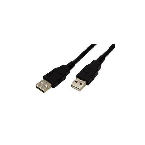 Kabel USB 2.0 A-A 4,5 m propojovací, černý