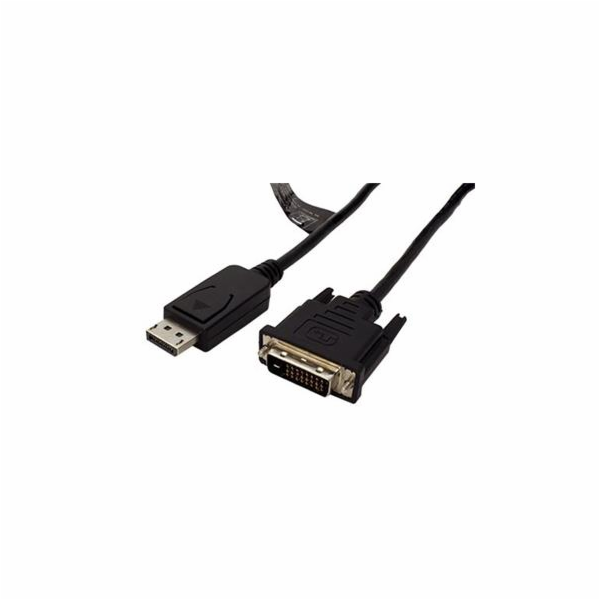 Kabel Roline propojovací DisplayPort DP(M) - DVI(M), 2m