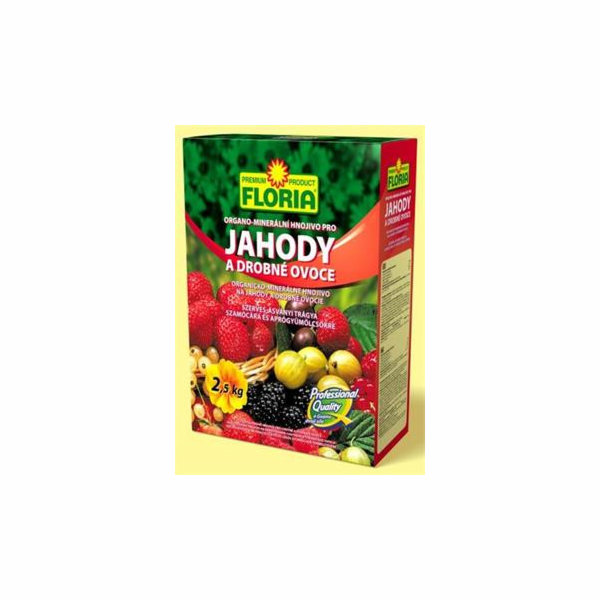 Hnojivo Agro Floria OM pro jahody a ovoce 2,5 kg