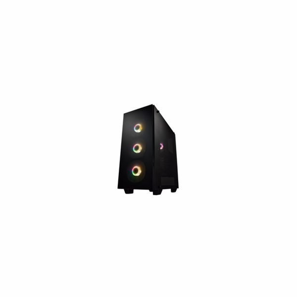 Fortron CMT512 POC0000107 FSP/Fortron ATX Midi Tower CMT512 Black, průhledná bočnice, 4 x A.RGB LED 120 mm ventilátor