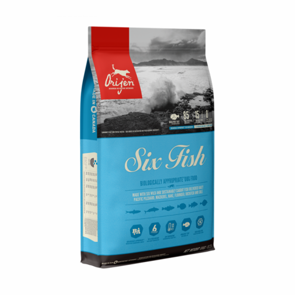 ORIJEN Six Fish - dry dog food - 11 4 kg