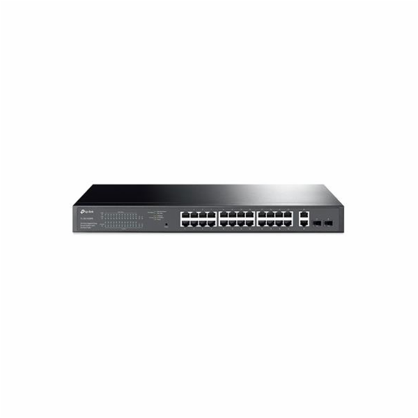 TP-Link Easy Smart switch TL-SG1428PE (26xGbE, 2xSFP, 24xPoE+, 250W)