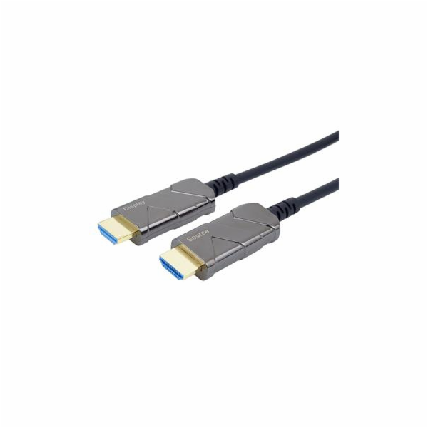 PREMIUMCORD Ultra High Speed HDMI 2.1 optický fiber kabel 8K@60Hz,zlacené 40m