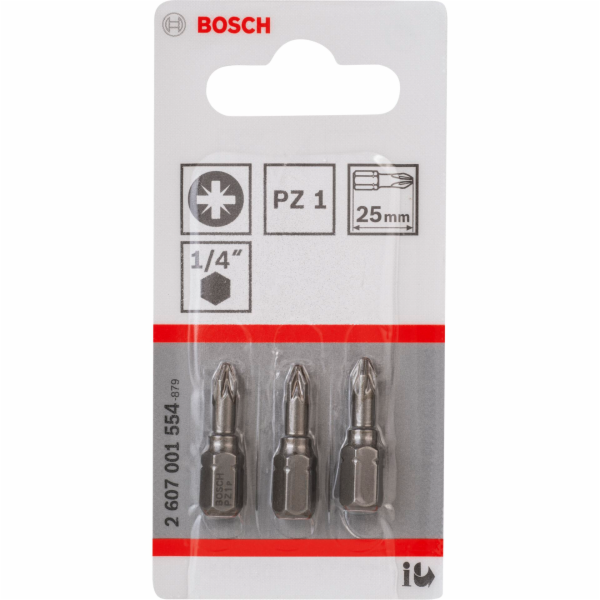 Bosch 3ks PZ krízový bit vel.1 XH1 25mm