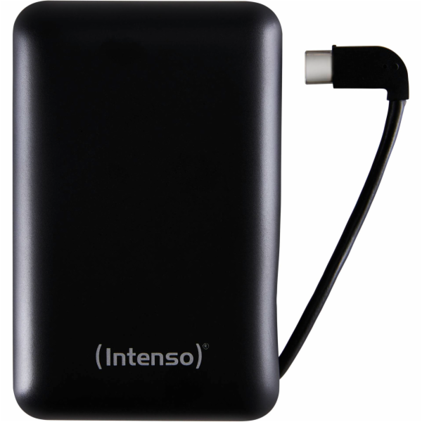 Intenso powerbanka XC10000 cerná +USB-A na typ-C kabel 10000 mAh