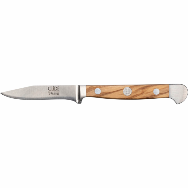 Güde Alpha vegetable knife 8 cm Olive Wood