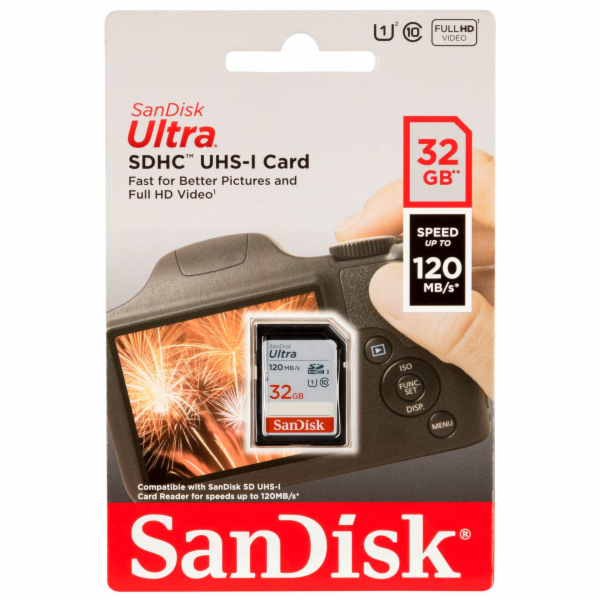 SanDisk Ultra SDHC UHS-I 32GB 120MB/s SDSDUN4-032G-GN6IN