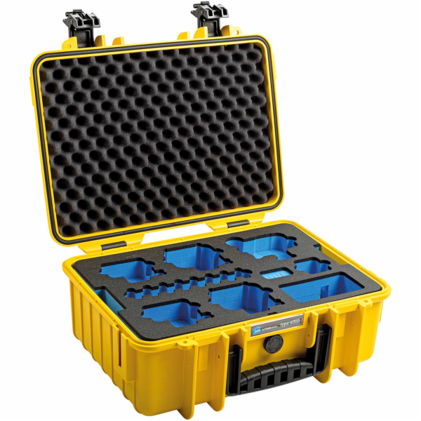 B&W GoPro Case typ 4000 Y zlutý s penovou výplní pro GoPro 9/10