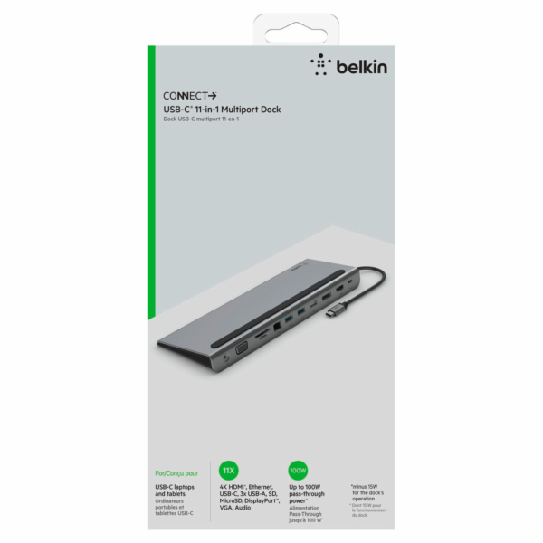 Belkin CONNECT USB-C 11v1 Multiport-Dock INC004btSGY