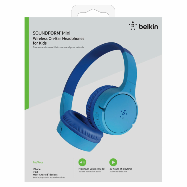 Belkin Soundform Mini-On-Ear detská sluch.modrá AUD002btBL