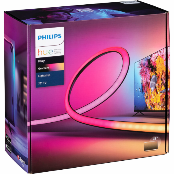 Philips Hue Play Gradient LED svetelný pásek TV 75 Zoll