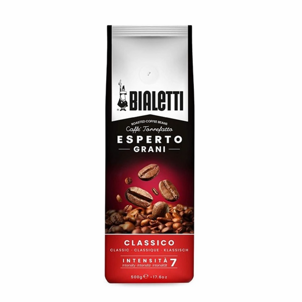Bialetti Experto Grani Classico italská zrnková káva 500 g