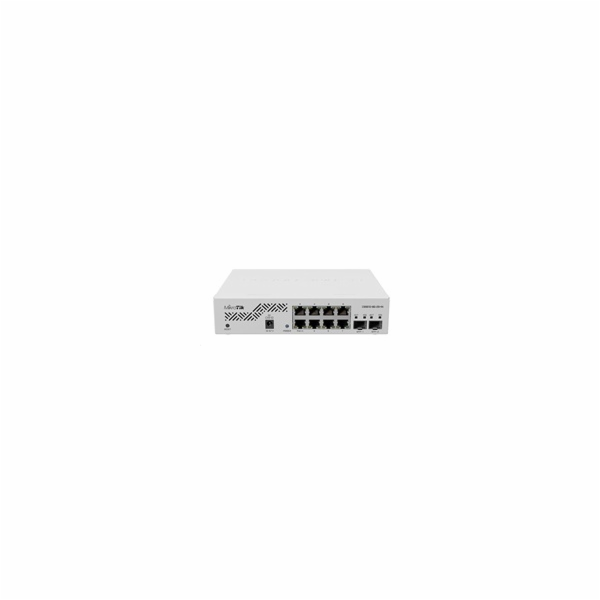 MikroTik Cloud Smart Switch CSS610-8G-2S+IN, 8 gigabit.portů, PoE-In, 2xSFP+, SwOS