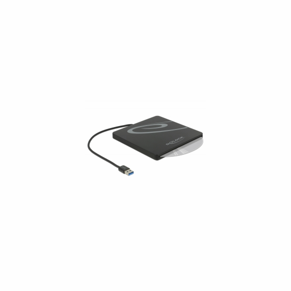 Externes Gehäuse für 5.25” Slot-in Slim SATA Laufwerke 9,5 / 12,7 mm zu USB Typ-A Stecker, Laufwerksgehäuse