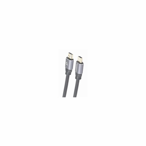 CABLEXPERT Kabel HDMI 2.0, 1m, opletený, černý, ethernet, blister