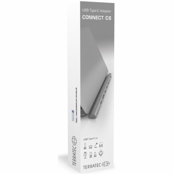 Stacja/replikator TerraTec Connect C6 USB-C (251739)