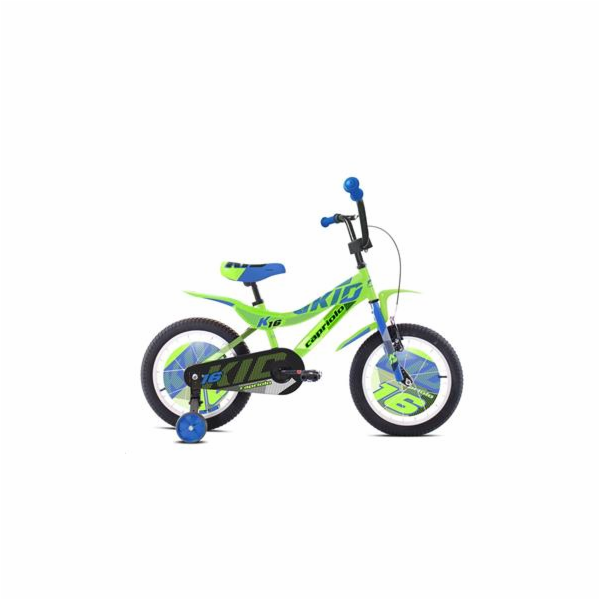 Dětské jízdní kolo Capriolo BMX 16" HT KID modro-zelené