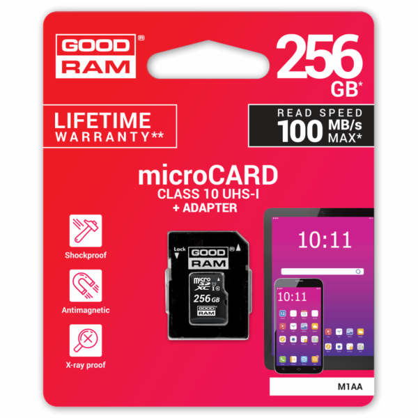 GoodRAM SDXC UHS-I 256GB M1AA-2560R12