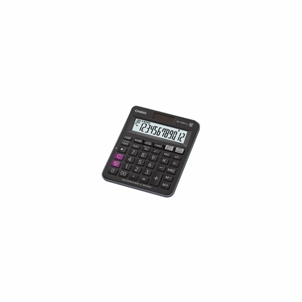 CASIO kalkulačka MJ 120 D Plus, černá, stolní, dvanáctimístná