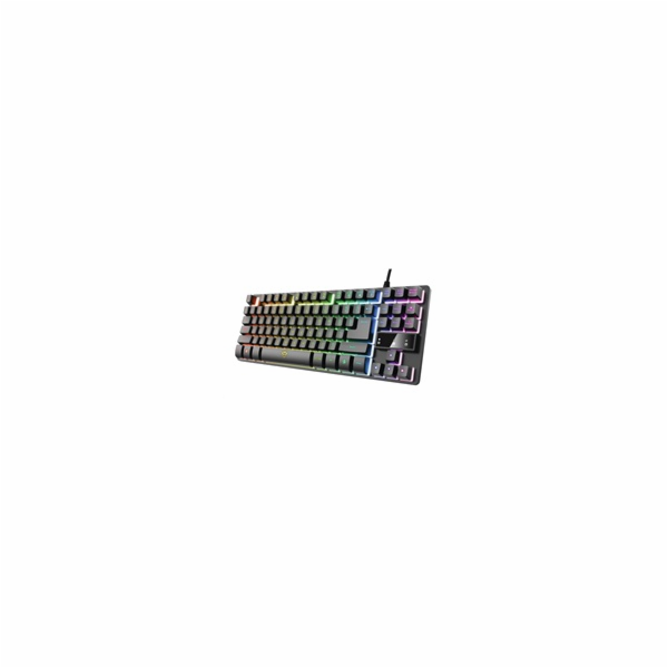 TRUST herní klávesnice GXT833 THADO, membránová, USB, CZ/SK