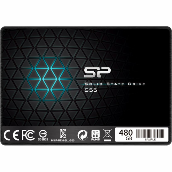 Silicon Power S55 480GB 2.5 SATA III SSD (SP480GBSS3S55S25)