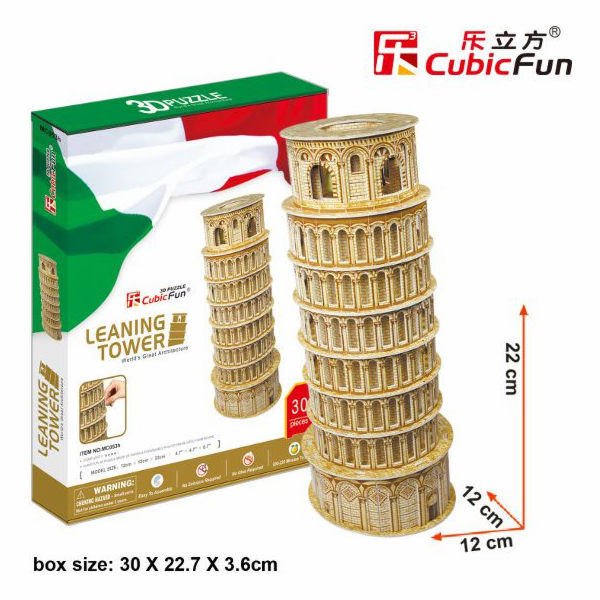 Cubicfun PUZZLE 3D šikmá věž v Pise - MC053H