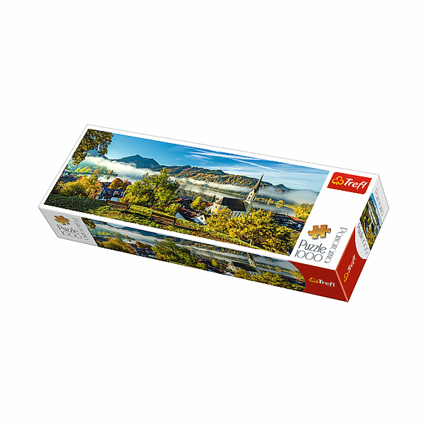 Trefl Puzzle 1000 Panorama - Na jezeře Schliersee (29035)