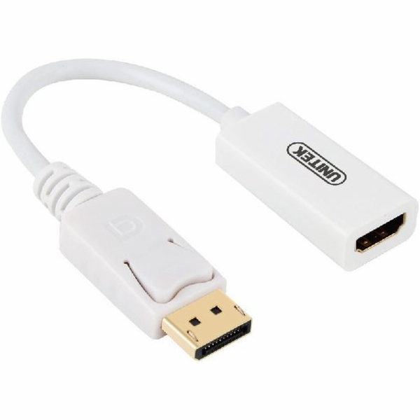AV Unitek DisplayPort - HDMI adaptér bílý (Y-6332)