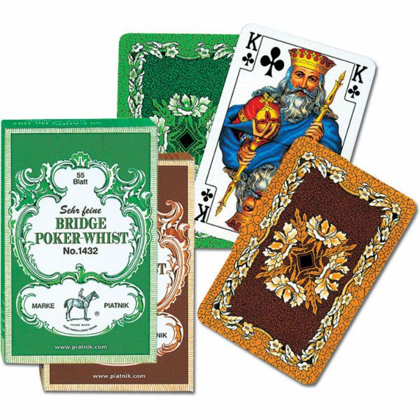 Oak Leaf karty jeden balíček 55 karet